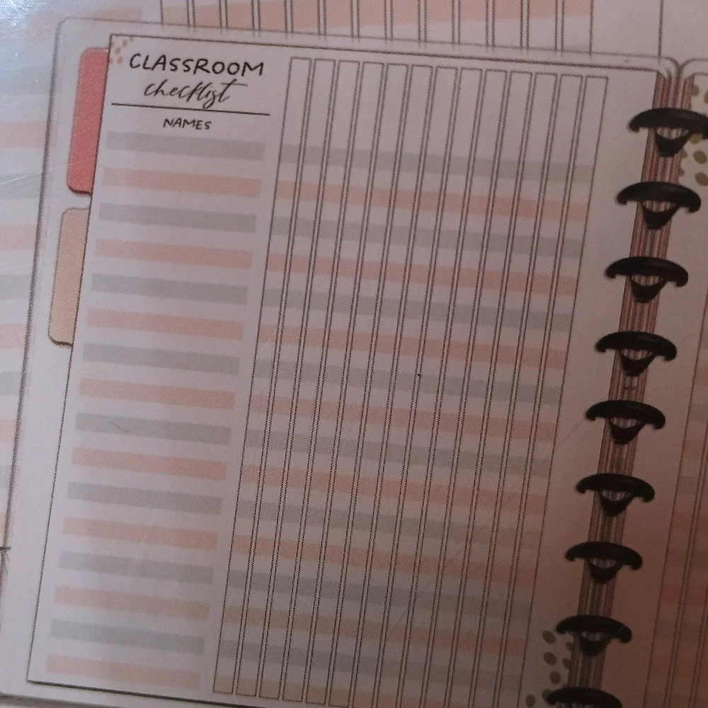 Happy Planner Classroom Checklist Paper 3 Packs 120 Sheets Disc Bound Classic